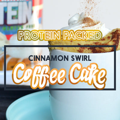 Protein Packed Cinnamon Swirl Coffee Cake