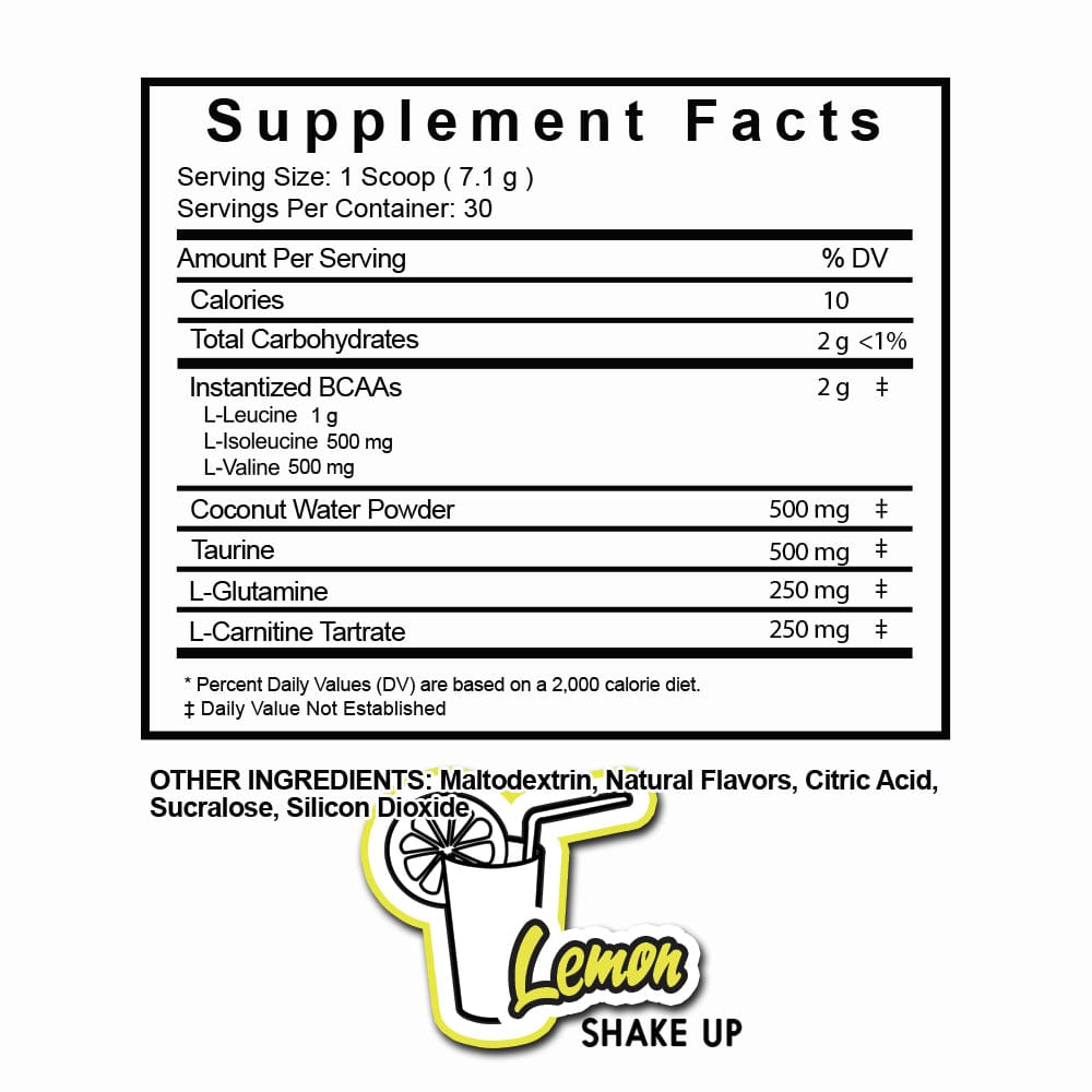 NorthBound Nutrition HydroHolic Aminos + Coconut Water Sample - Lemon ShakeUp
